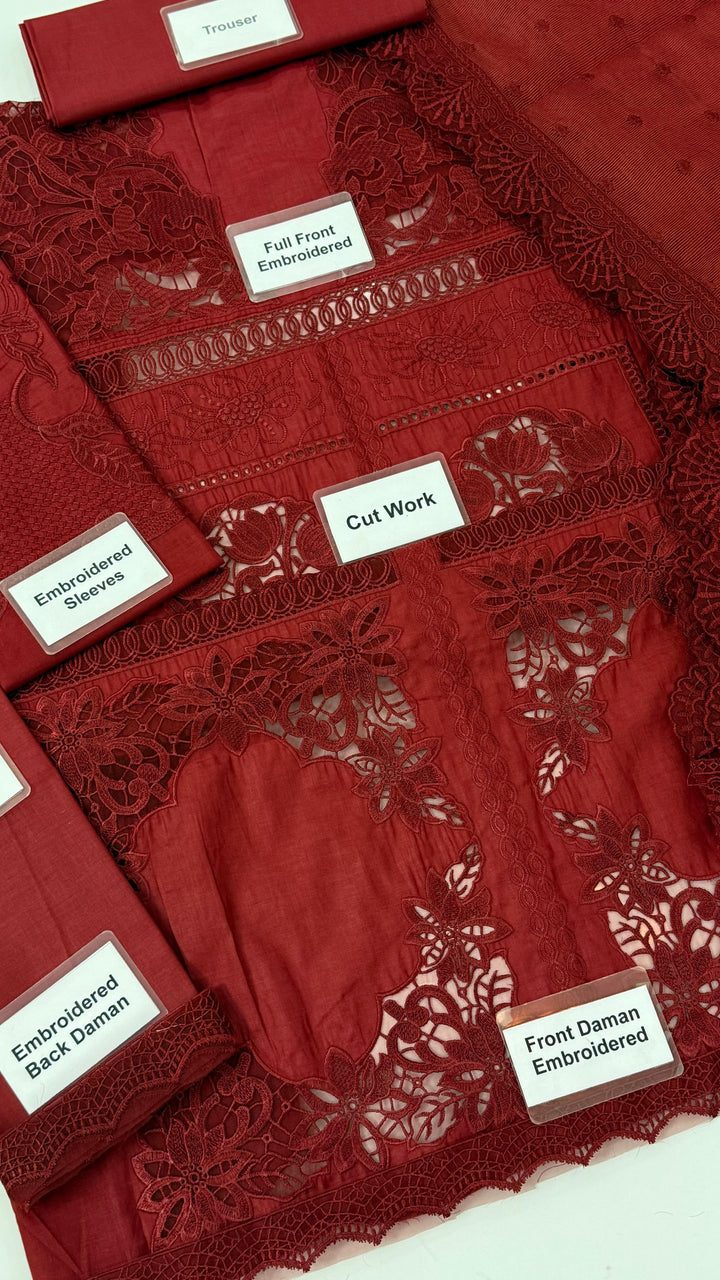 Crimson Saira Shakira Cotton Suit-Cotton Suits-Replica Zone