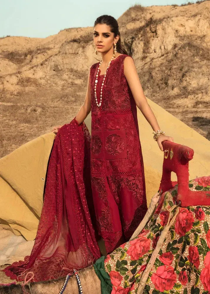 Crimson Saira Shakira Cotton Suit-Cotton Suits-Replica Zone