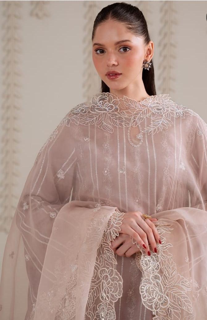 Cross Stitch Chiffon Suit-Replica Suits-Replica Zone