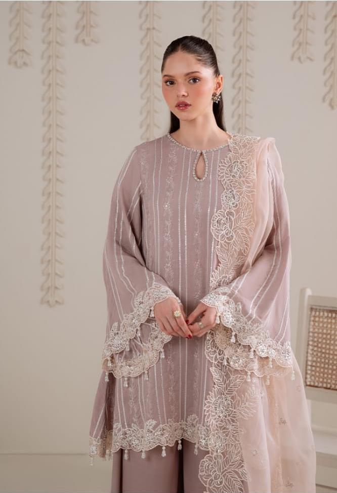 Cross Stitch Chiffon Suit-Replica Suits-Replica Zone