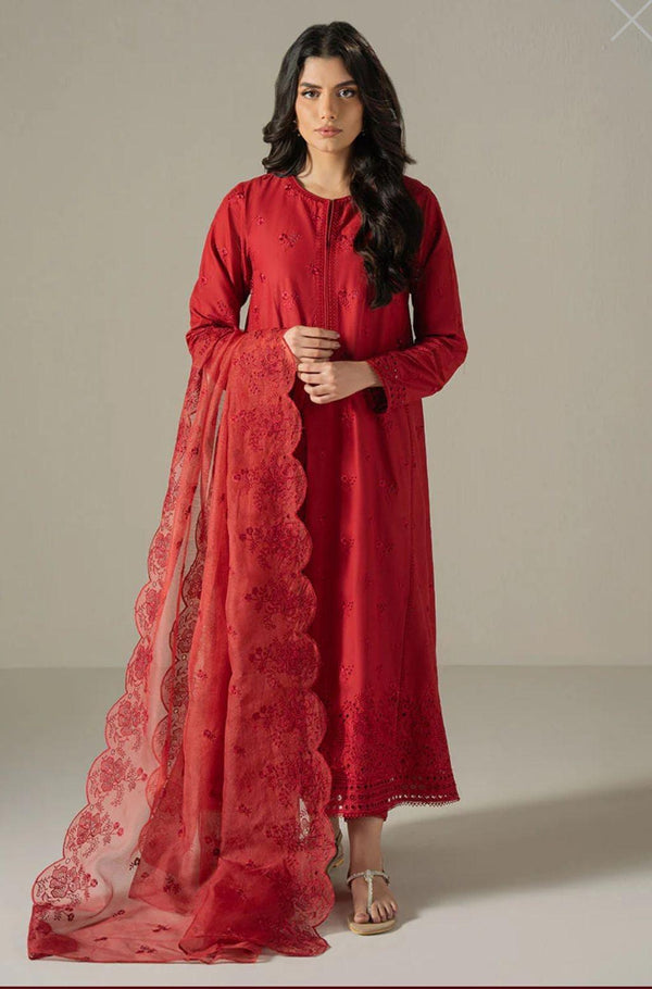 Cross Stitch Cotton Suit-Cotton Suits-Replica Zone