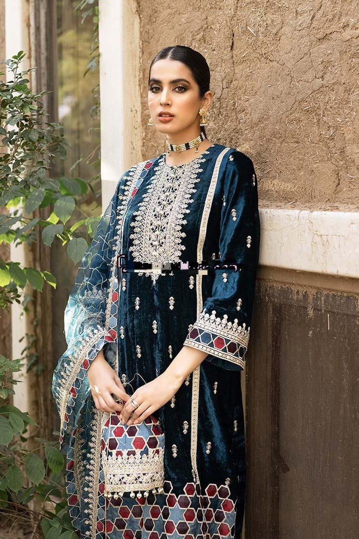 Cross Stitch Velvet Suit-Replica Suits-Replica Zone