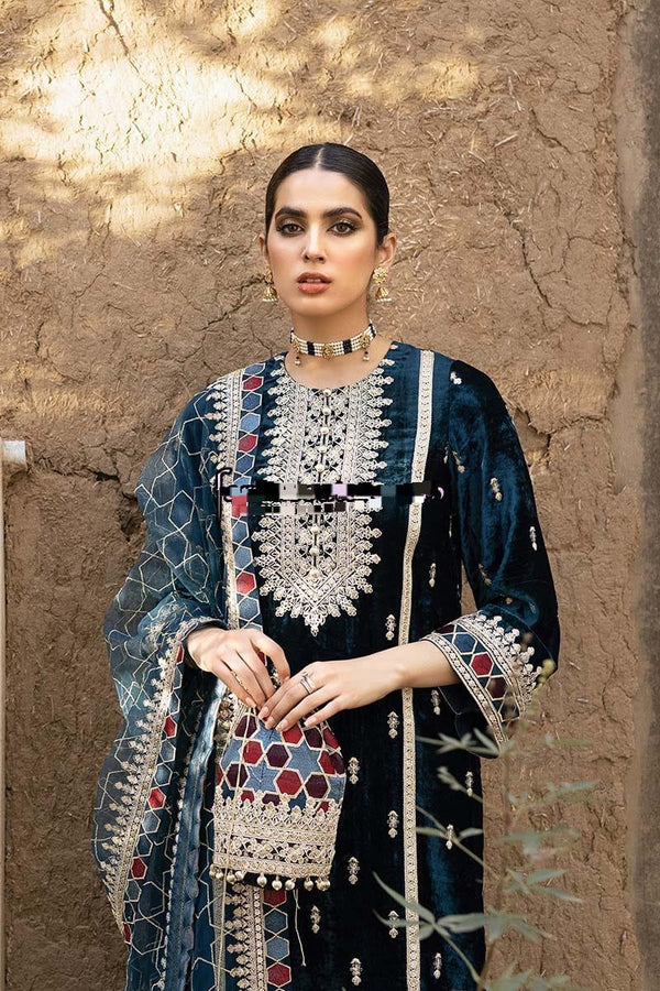 Cross Stitch Velvet Suit-Replica Suits-Replica Zone