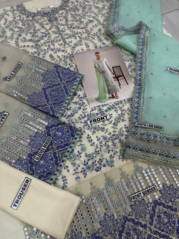 Elaf Organza Suit-Replica Suits-Replica Zone