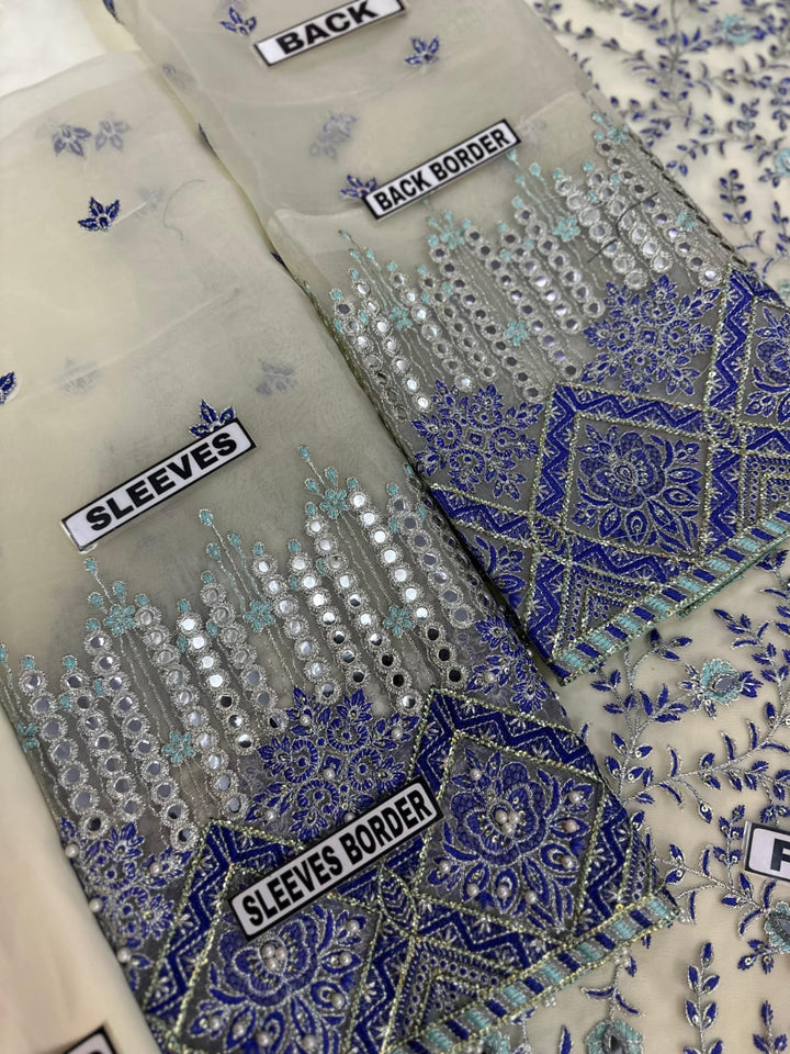 Elaf Organza Suit-Replica Suits-Replica Zone