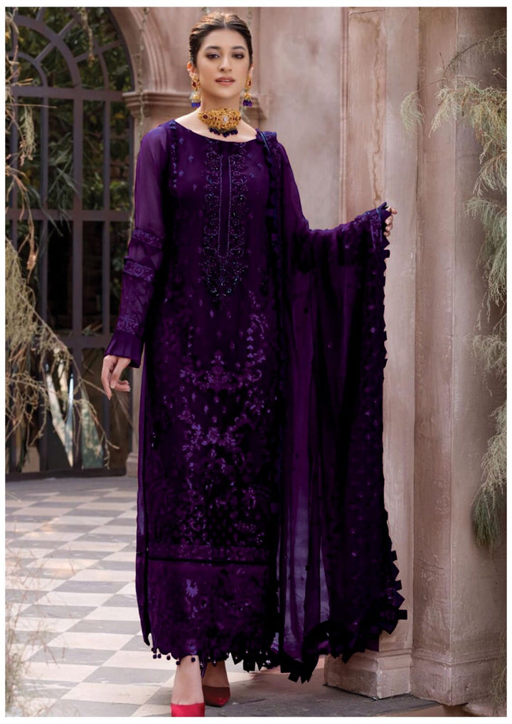 Emaan Adeel Chiffon Suit-Replica Suits-Replica Zone