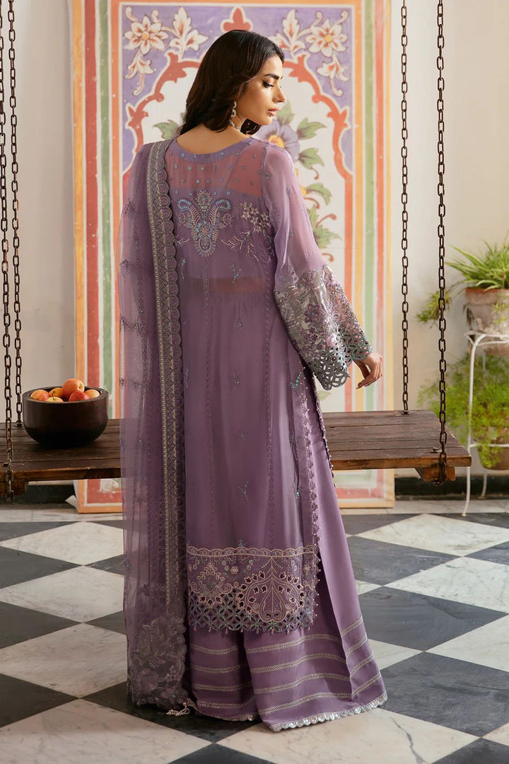 Embroidered Chiffon Suit-Replica Suits-Replica Zone