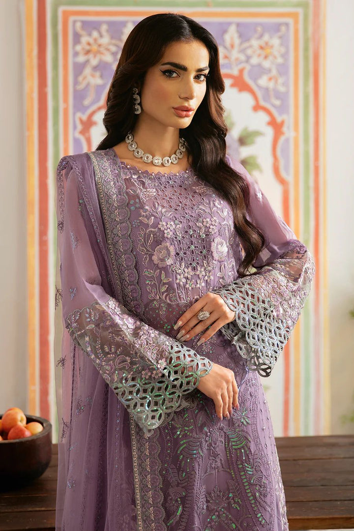 Embroidered Chiffon Suit-Replica Suits-Replica Zone
