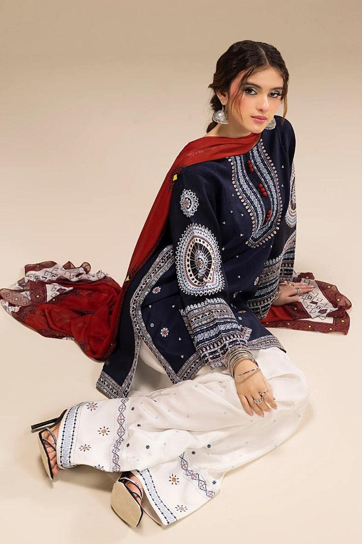 Erum Khan Cotton Suit-Cotton Suits-Replica Zone
