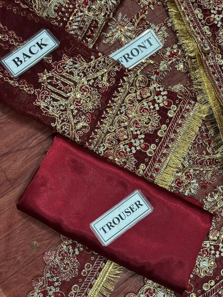 Erum Khan Net Bridal Suit-Bridal Suits-Replica Zone