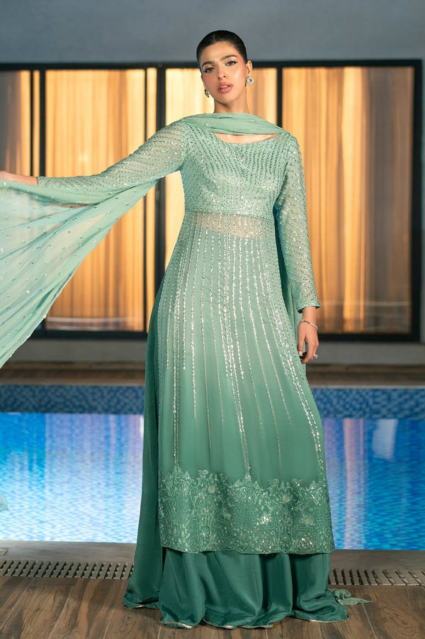 Fahad Hussain Chiffon Suit-Replica Suits-Replica Zone
