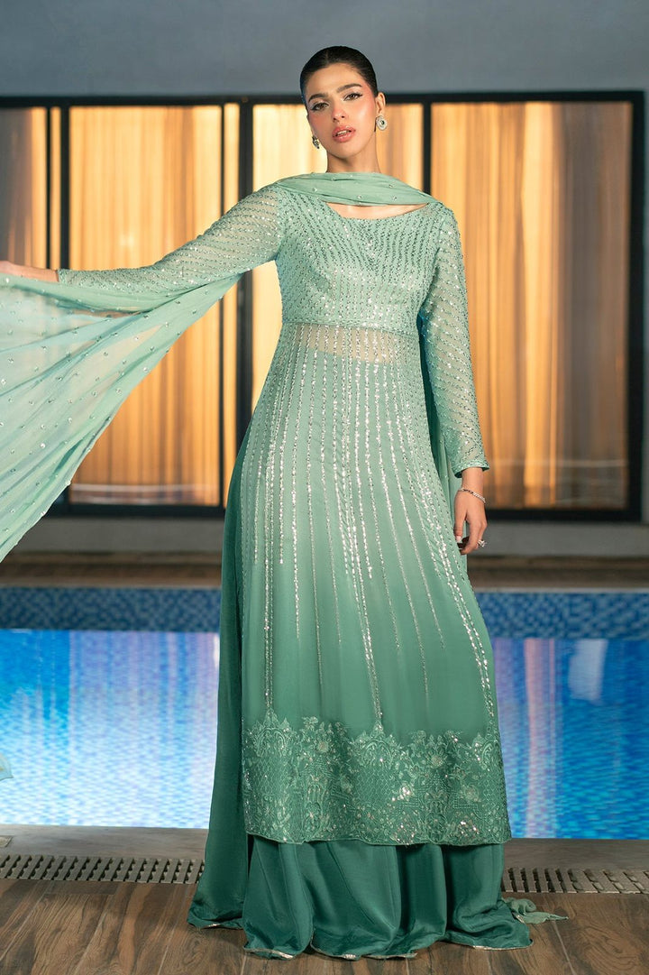 Fahad Hussain Chiffon Suit-Replica Suits-Replica Zone