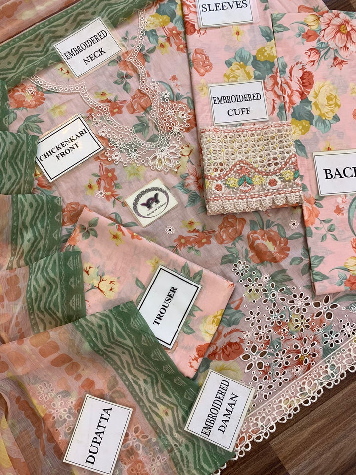 Farasha Lawn Suit-Lawn Suits-Replica Zone