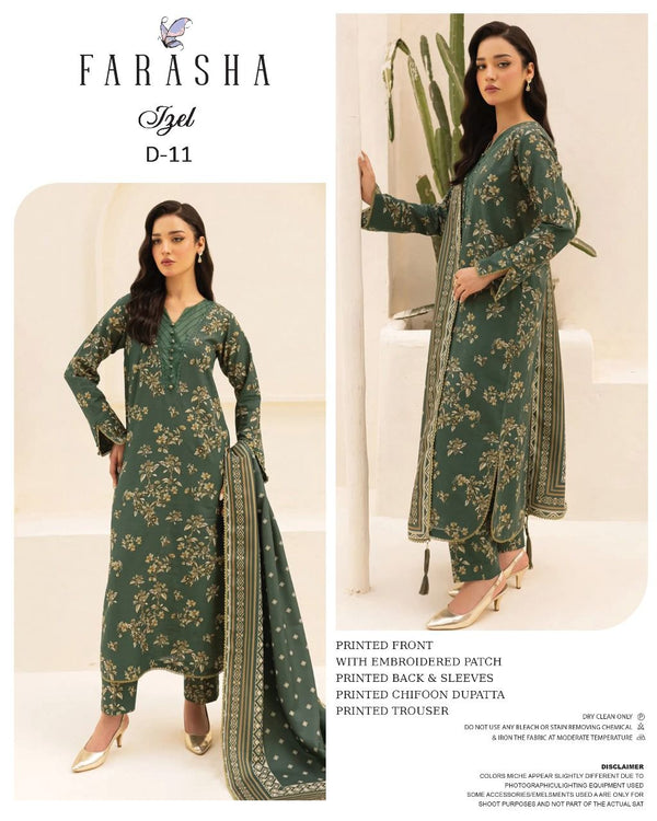 Farasha Lawn Suit-Lawn Suits-Replica Zone
