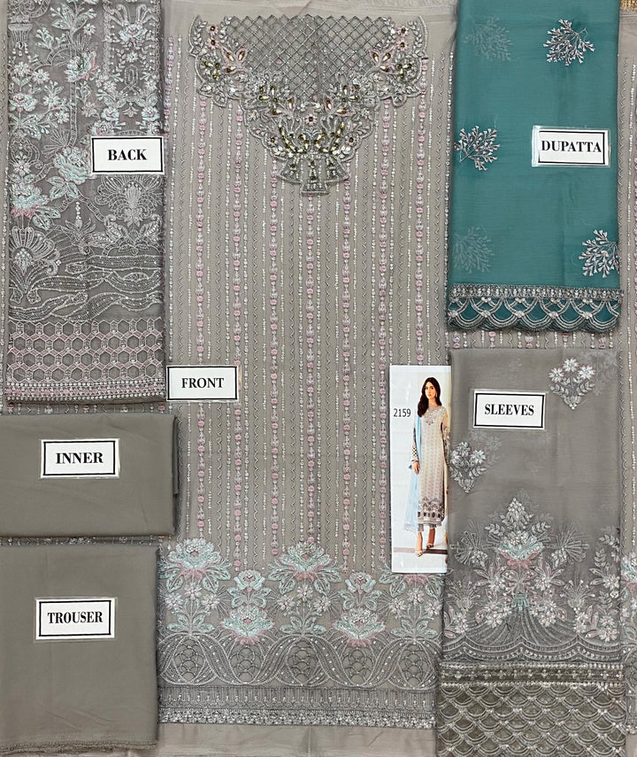 Flossie Chiffon Suit-Replica Suits-Replica Zone