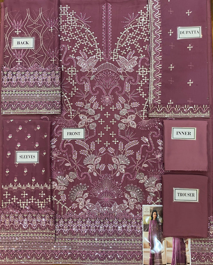 Flossie Chiffon Suit-Replica Suits-Replica Zone