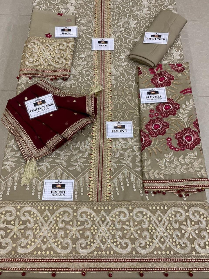 Flossie Chiffon Suit-Replica Suits-Replica Zone