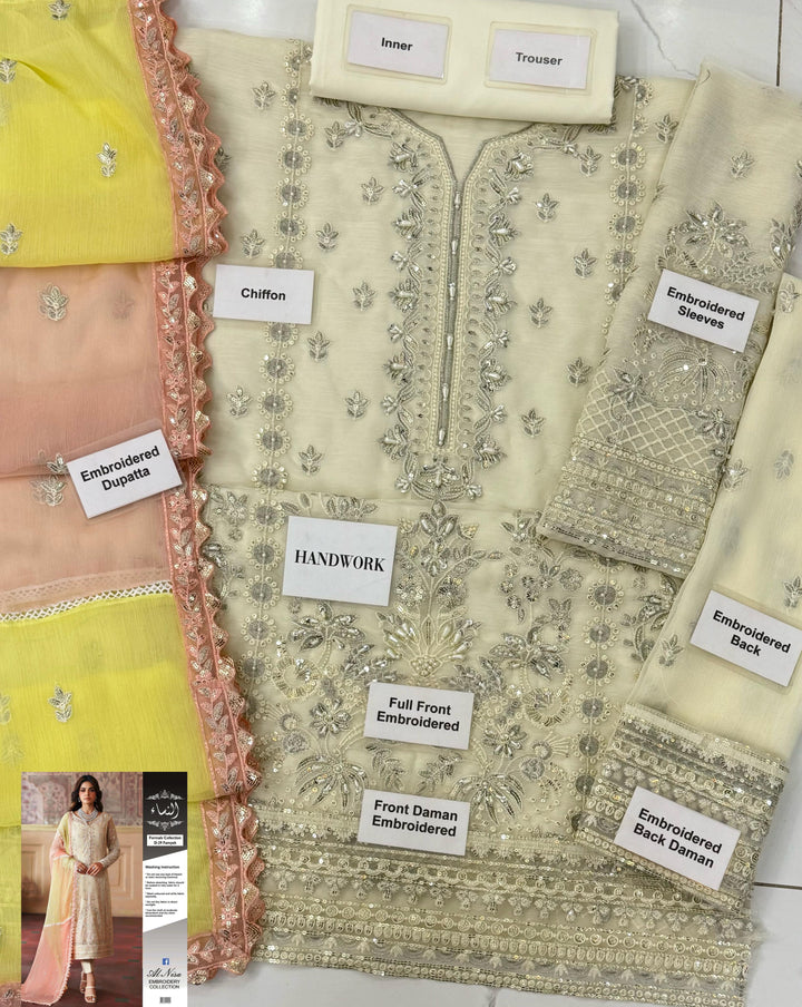 Gulaal Chiffon Suit-Replica Suits-Replica Zone