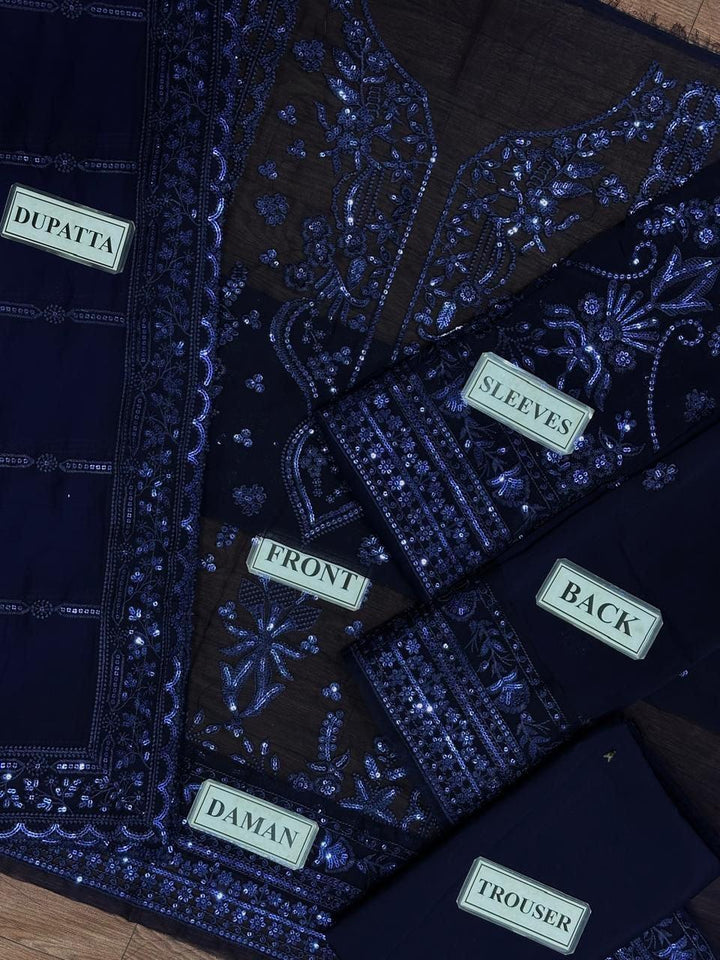 Gulaal Chiffon Suit-Replica Suits-Replica Zone