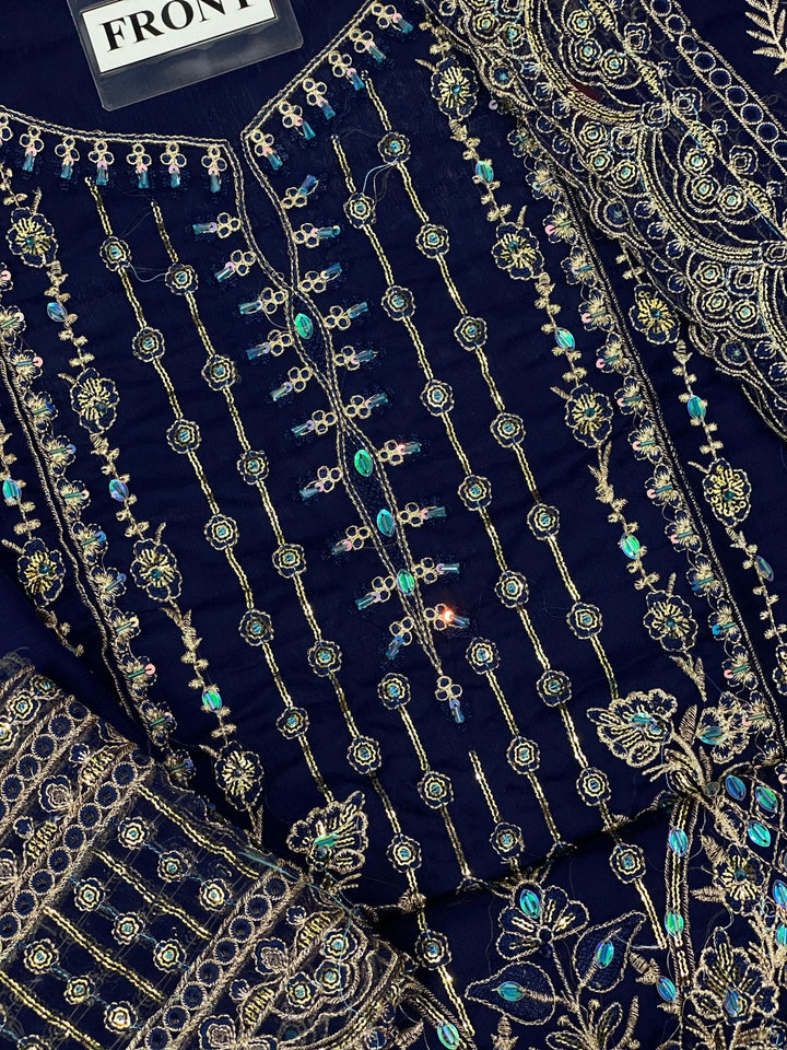 Gulaal Chiffon Suit-Replica Suits-Replica Zone