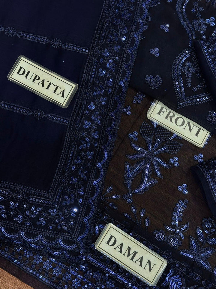 Gulaal Chiffon Suit-Replica Suits-Replica Zone