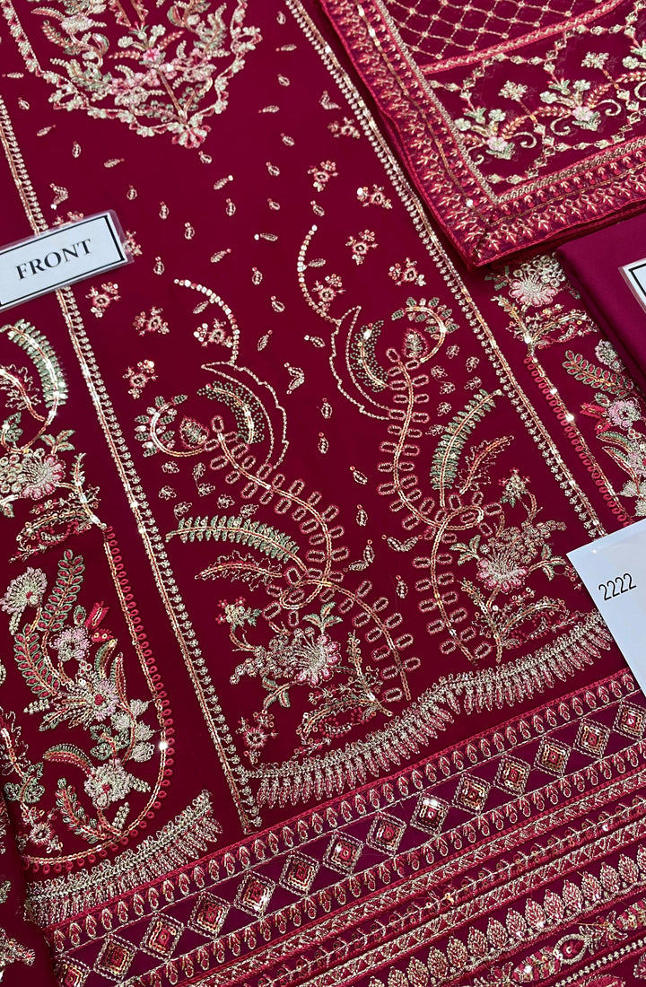 Gulaal Chiffon Suit-Replica Suits-Replica Zone