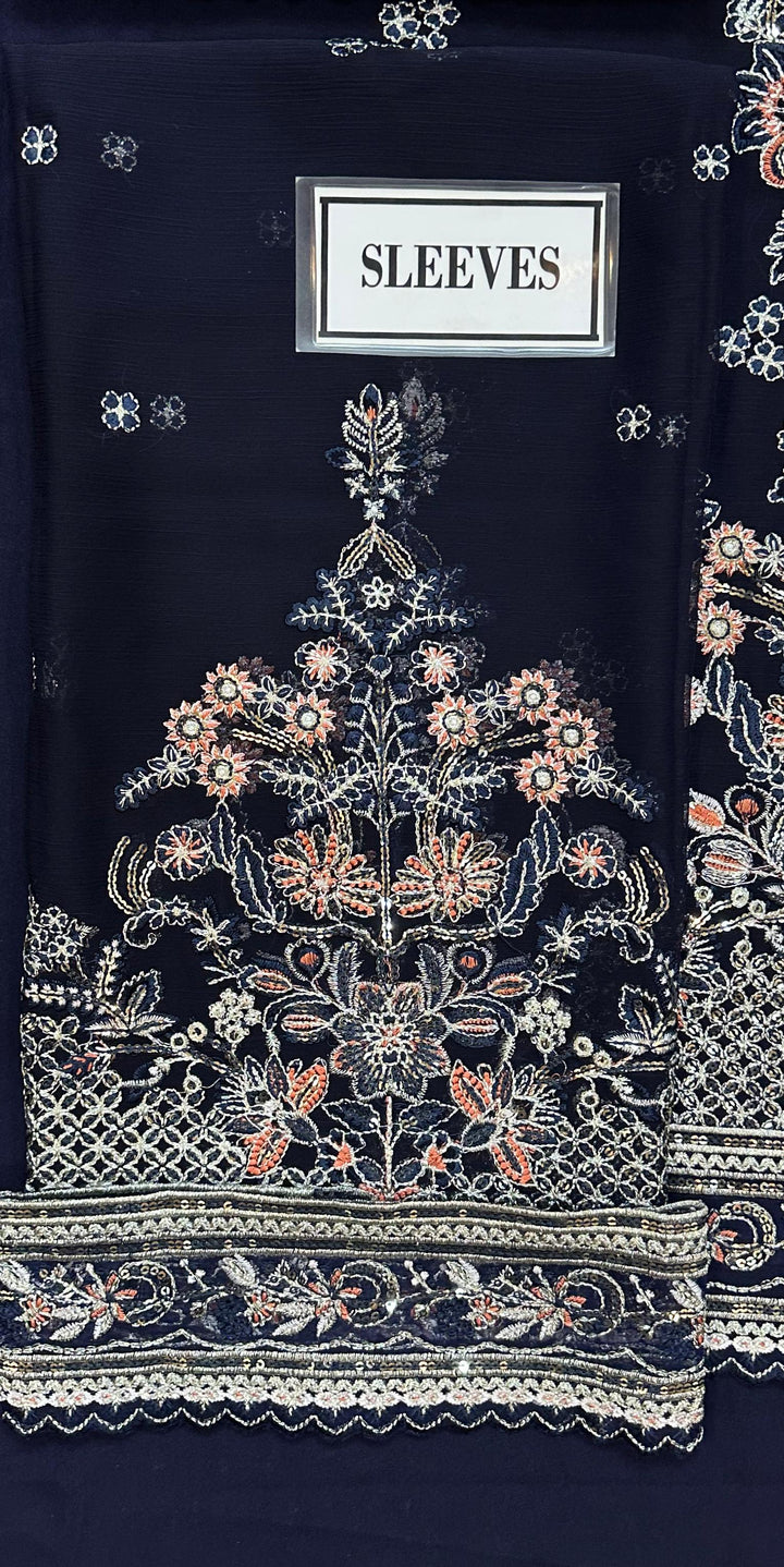 Gulaal Chiffon Suit-Replica Suits-Replica Zone