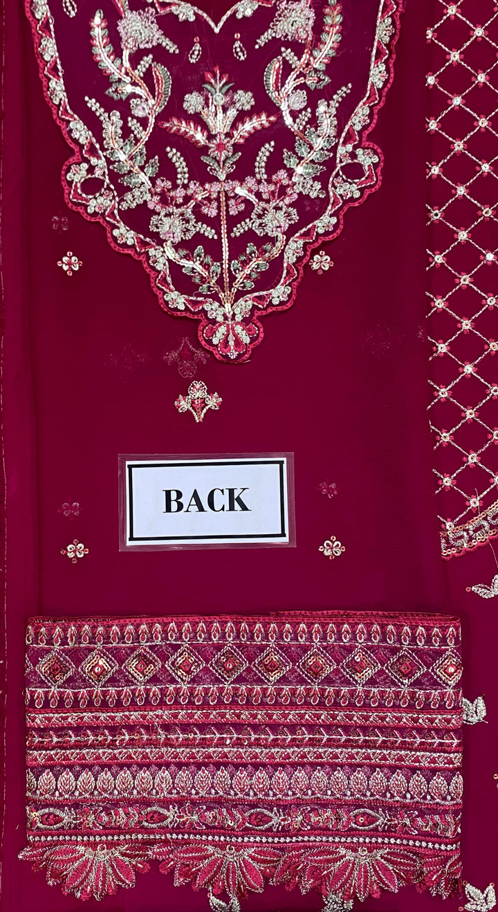 Gulaal Chiffon Suit-Replica Suits-Replica Zone