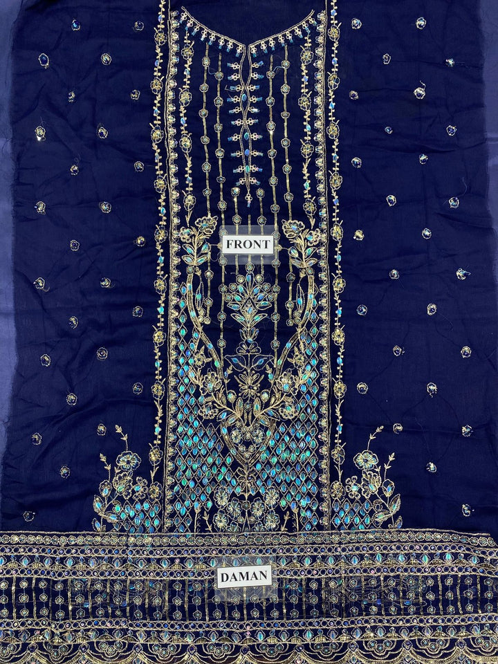 Gulaal Chiffon Suit-Replica Suits-Replica Zone