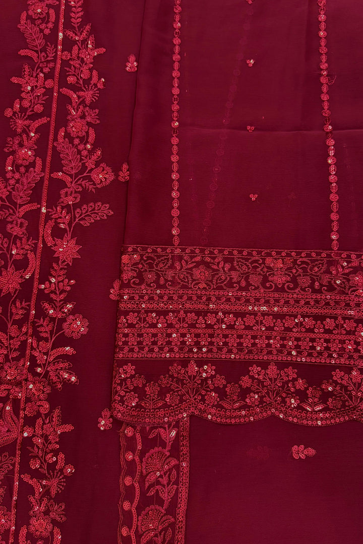 Gulaal Chiffon Suit-Replica Suits-Replica Zone