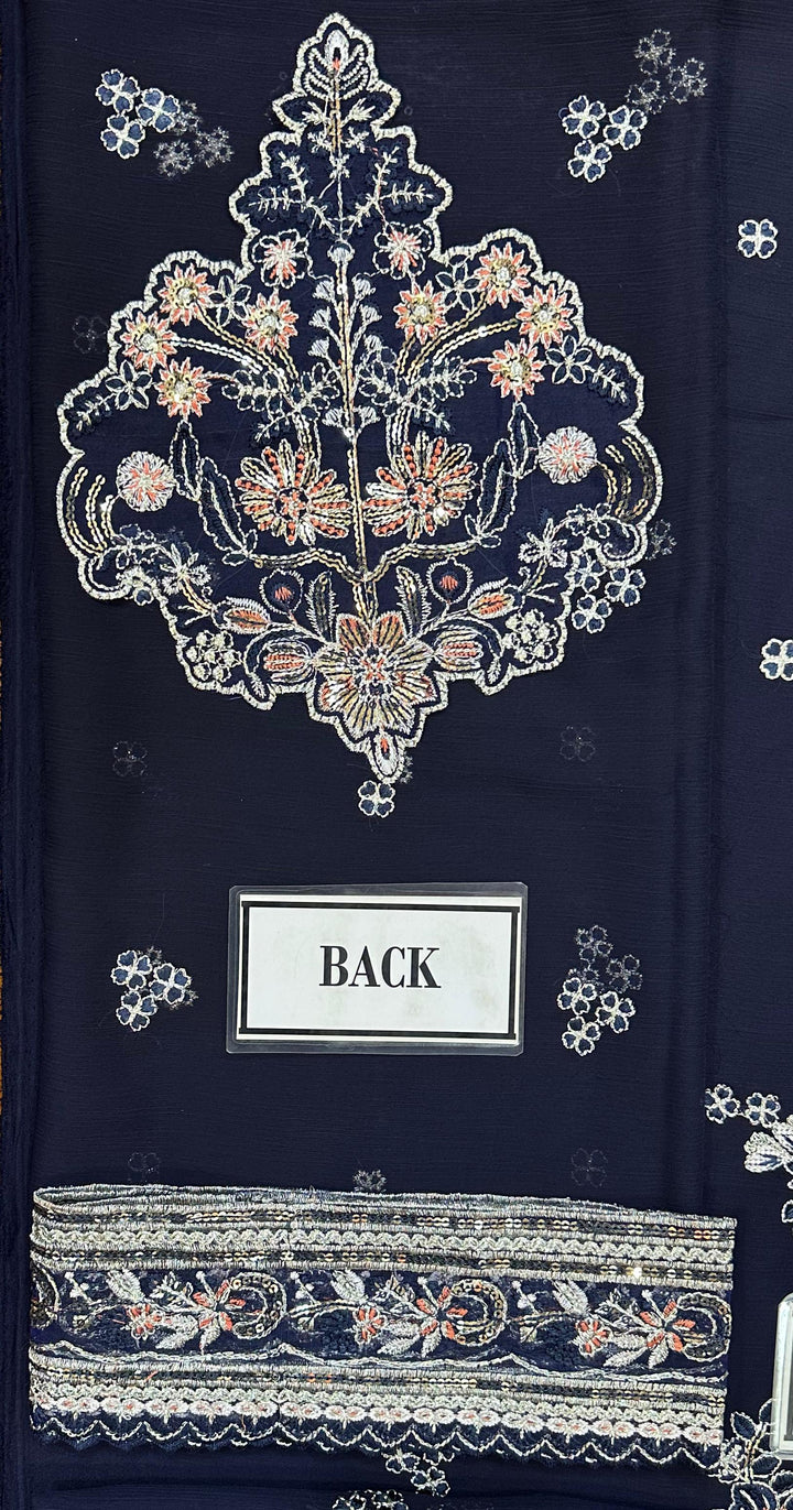 Gulaal Chiffon Suit-Replica Suits-Replica Zone