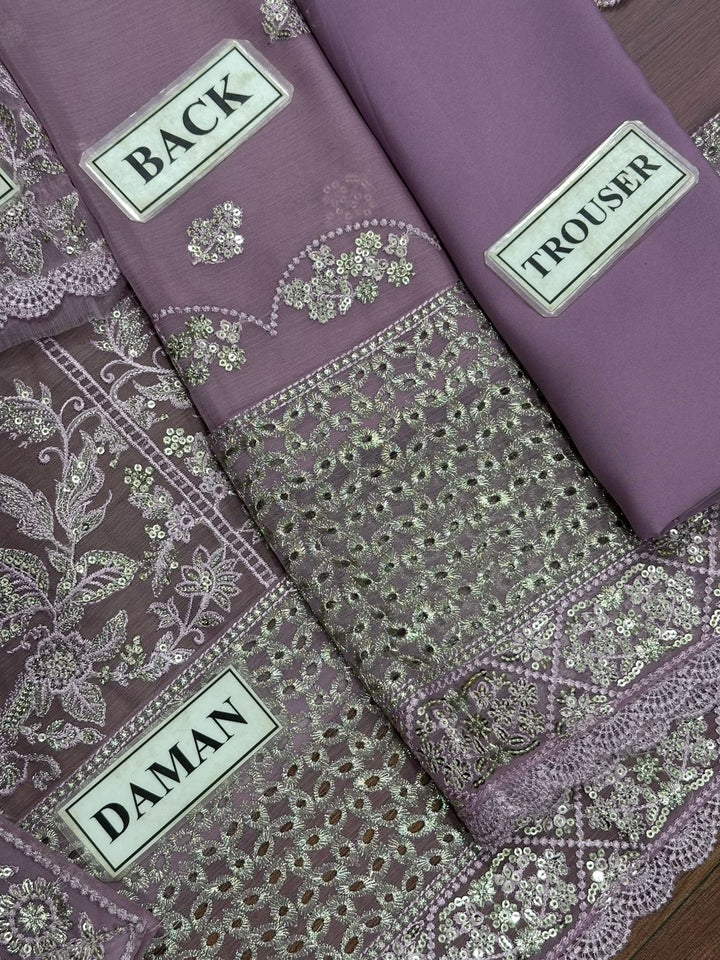 Gulaal Chiffon Suit-Replica Suits-Replica Zone