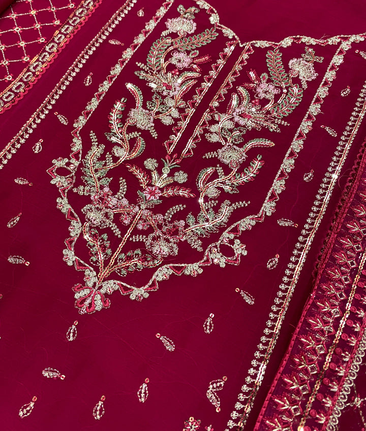 Gulaal Chiffon Suit-Replica Suits-Replica Zone