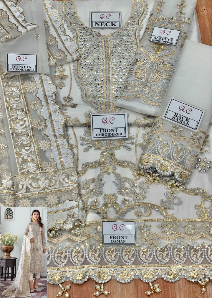 Gulaal Organza Suit-Replica Suits-Replica Zone