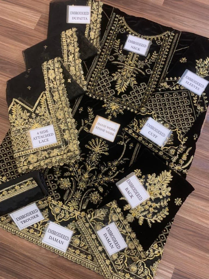 Gulaal Velvet Suit-Replica Suits-Replica Zone