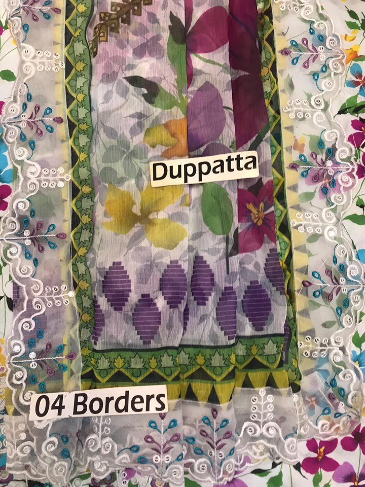 Gull Jee Lawn Suit-Lawn Suits-Replica Zone