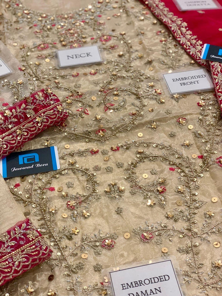 Haris Shakeel Silk Suit-Replica Suits-Replica Zone