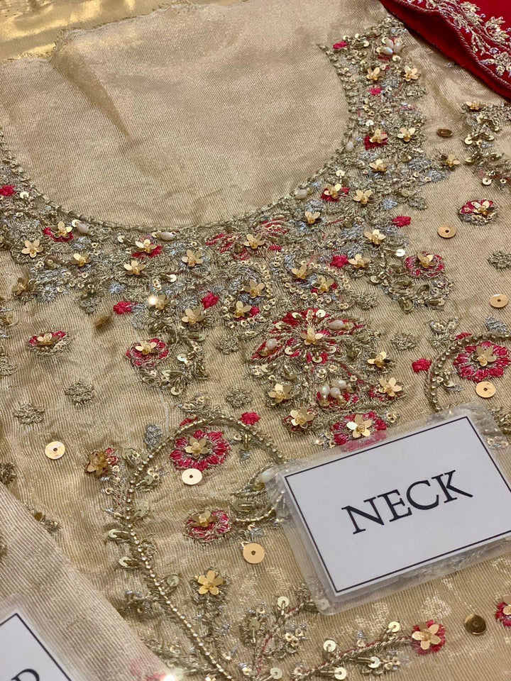 Haris Shakeel Silk Suit-Replica Suits-Replica Zone