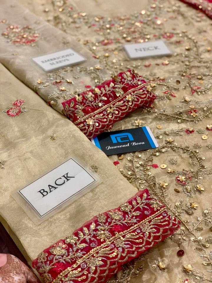 Haris Shakeel Silk Suit-Replica Suits-Replica Zone