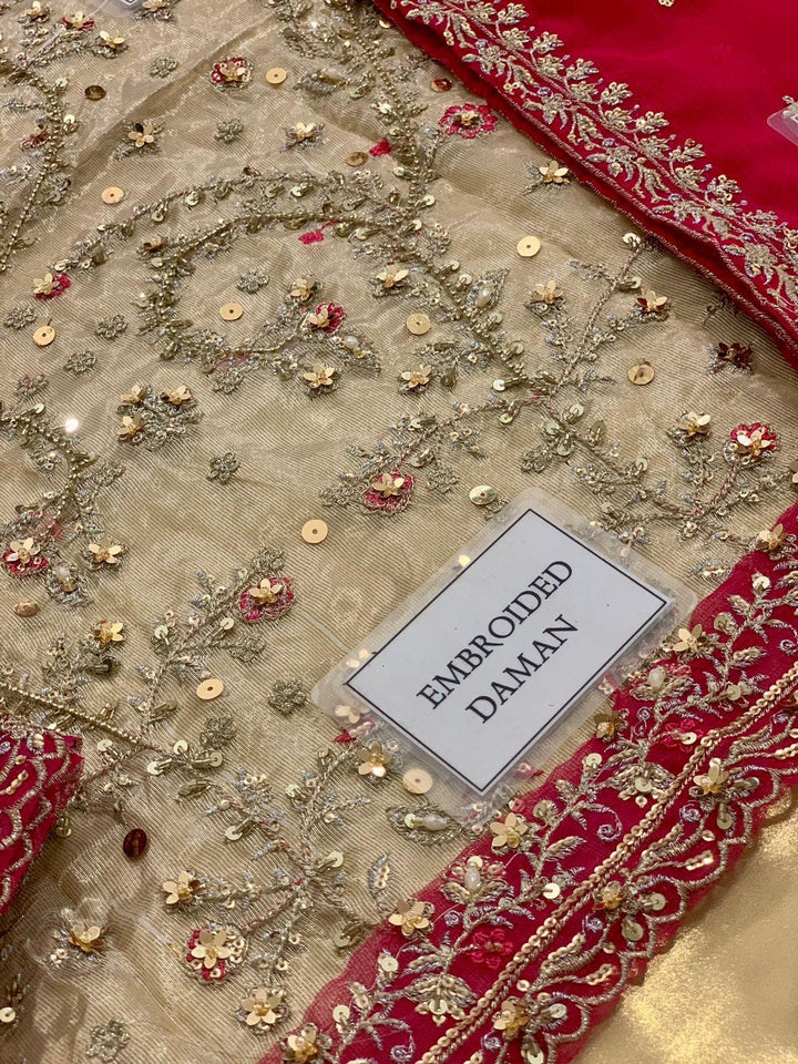 Haris Shakeel Silk Suit-Replica Suits-Replica Zone