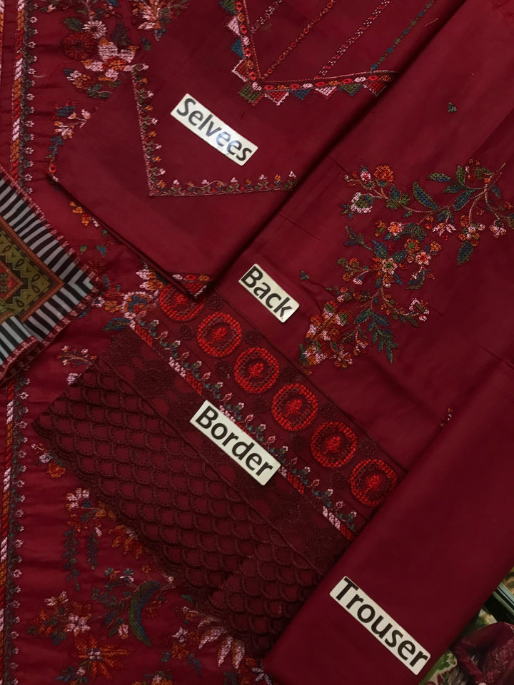 Hussain Rehar Lawn Suit-Lawn Suits-Replica Zone