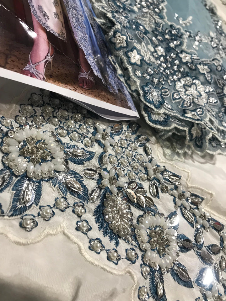 Hussain Rehar Silk Suit-Replica Suits-Replica Zone