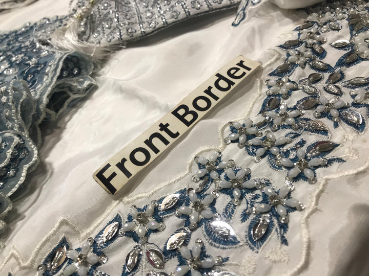 Hussain Rehar Silk Suit-Replica Suits-Replica Zone