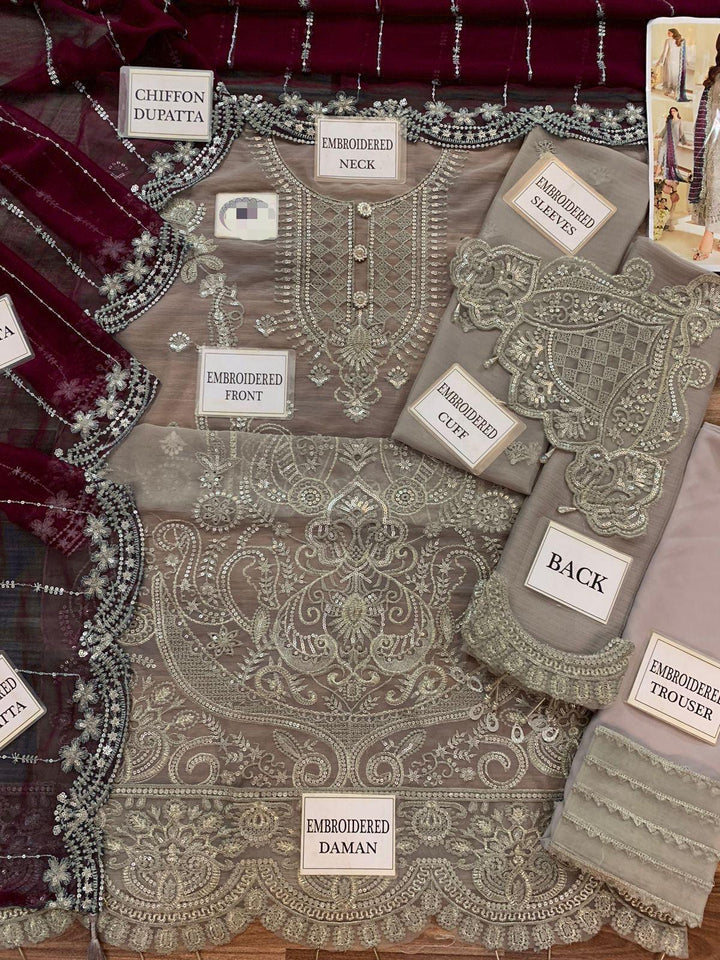 Imrozia Chiffon Suit-Replica Suits-Replica Zone