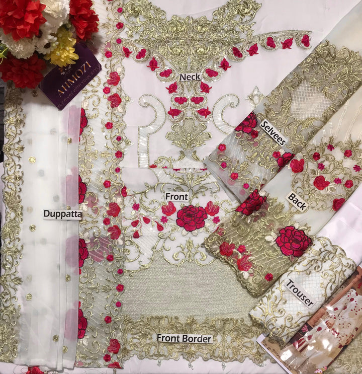 Imrozia Chiffon Suit-Replica Suits-Replica Zone