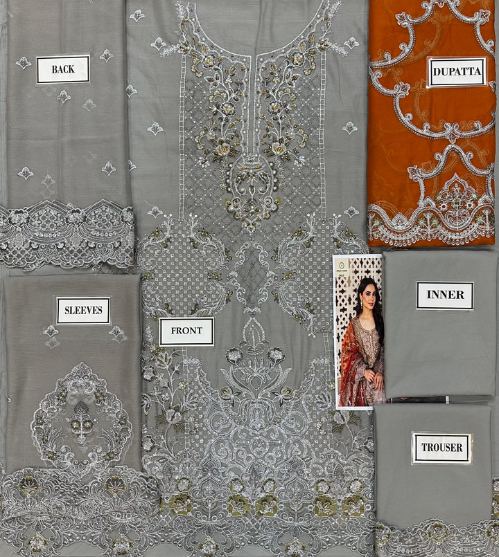 Imrozia Chiffon Suit-Replica Suits-Replica Zone