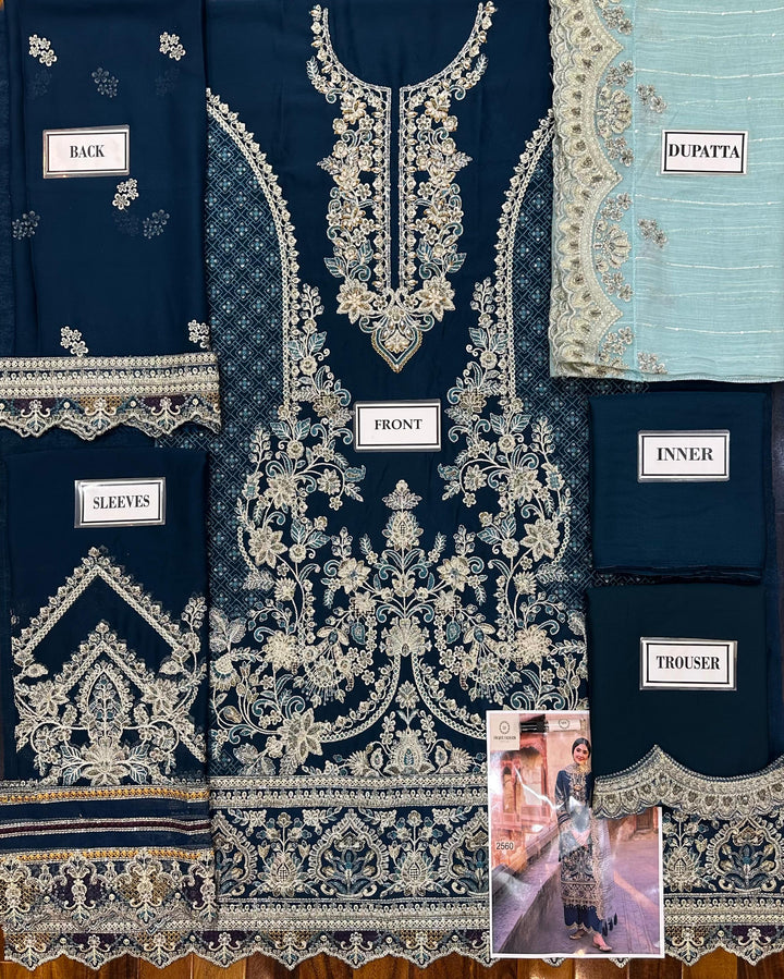 Imrozia Chiffon Suit-Replica Suits-Replica Zone