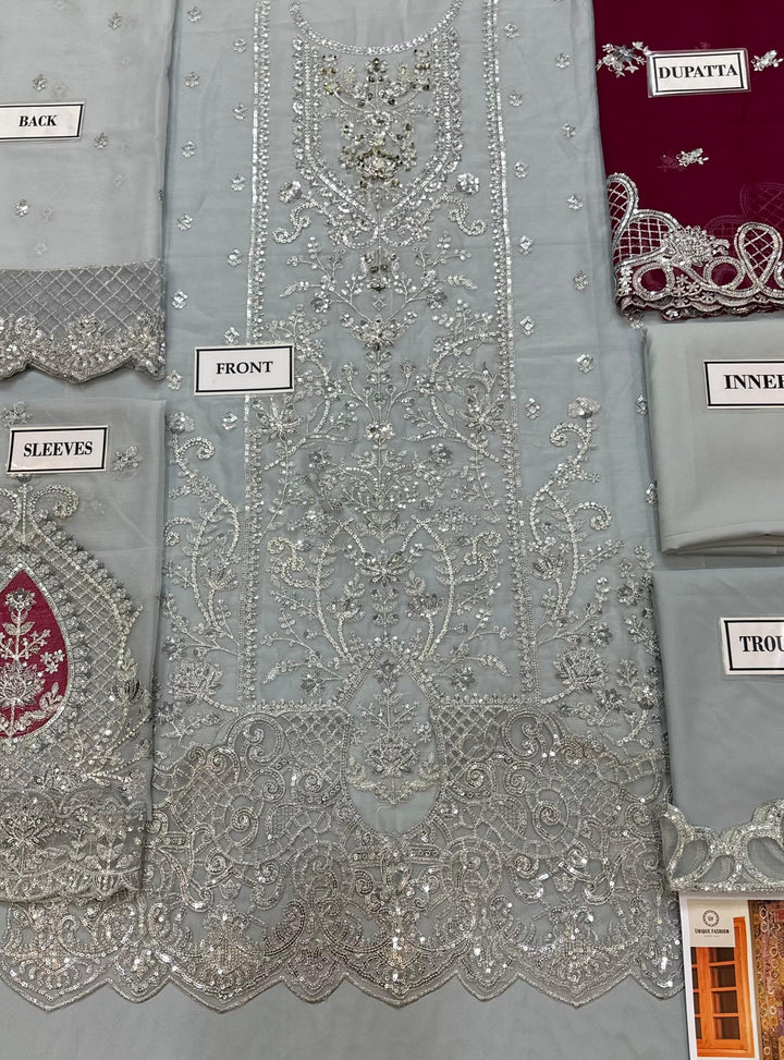 Imrozia Chiffon Suit-Replica Suits-Replica Zone