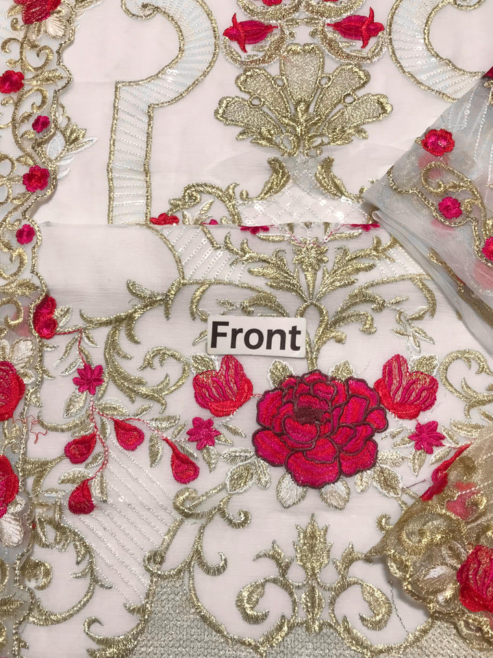 Imrozia Chiffon Suit-Replica Suits-Replica Zone