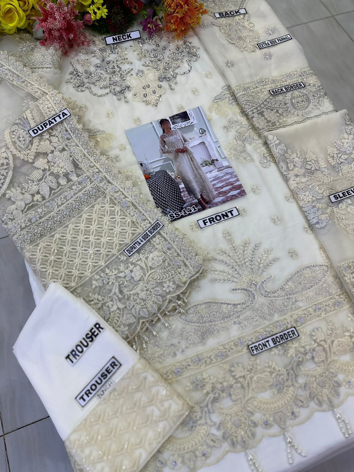 Imrozia Chiffon Suit-Replica Suits-Replica Zone
